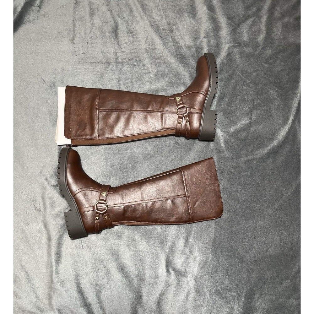 Women’s Guess Dark Brown 200 Knee High Boots Size 6 M - Picture 4 of 13
